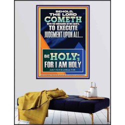 THE LORD COMETH TO EXECUTE JUDGMENT UPON ALL  Large Wall Accents & Wall Poster  GWPEACE12302  "12X14"
