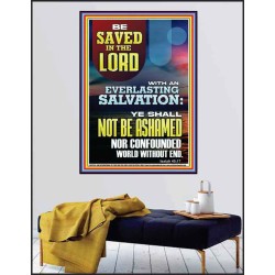 YOU SHALL NOT BE ASHAMED NOR CONFOUNDED WORLD WITHOUT END  Custom Wall Décor  GWPEACE12310  "12X14"