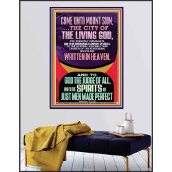 MOUNT SION CITY OF THE LIVING GOD  Custom Art Work  GWPEACE12336  "12X14"
