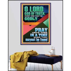 O LORD GOD OF TRUTH  Custom Inspiration Scriptural Art Poster  GWPEACE12340  "12X14"