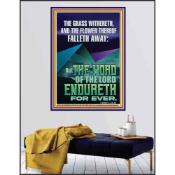 THE WORD OF THE LORD ENDURETH FOR EVER  Ultimate Power Poster  GWPEACE12428  "12X14"