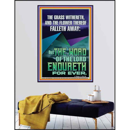 THE WORD OF THE LORD ENDURETH FOR EVER  Ultimate Power Poster  GWPEACE12428  