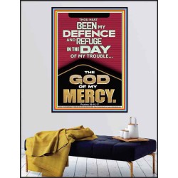 MY DEFENCE AND REFUGE IN THE DAY OF MY TROUBLE  Ultimate Power Poster  GWPEACE12646  "12X14"