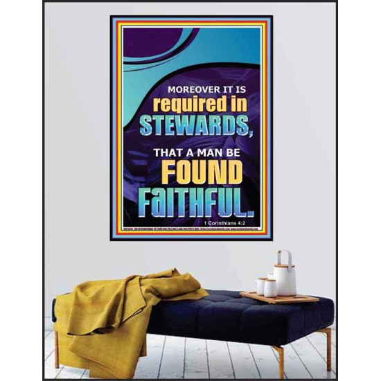 BE FOUND FAITHFUL  Sanctuary Wall Poster  GWPEACE12651  