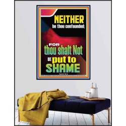 THOU SHALT NOT BE PUT TO SHAME  Sanctuary Wall Poster  GWPEACE12669  "12X14"