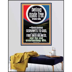 HAVE YOUR FRUIT UNTO HOLINESS AND THE END EVERLASTING LIFE  Ultimate Power Poster  GWPEACE12673  "12X14"