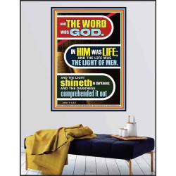IN HIM WAS LIFE AND THE LIFE WAS THE LIGHT OF MEN  Eternal Power Poster  GWPEACE12939  "12X14"
