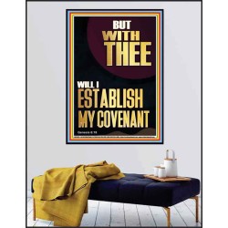 WITH THEE WILL I ESTABLISH MY COVENANT  Scriptures Wall Art  GWPEACE13001  "12X14"