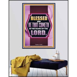 BLESSED BE HE THAT COMETH IN THE NAME OF THE LORD  Scripture Art Work  GWPEACE13048  "12X14"