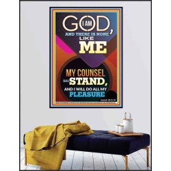 MY COUNSEL SHALL STAND  Ultimate Inspirational Wall Art Poster  GWPEACE9386  "12X14"