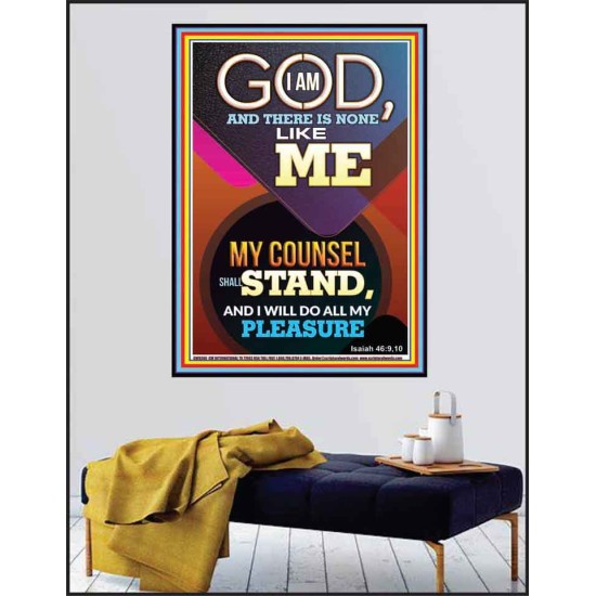 MY COUNSEL SHALL STAND  Ultimate Inspirational Wall Art Poster  GWPEACE9386  