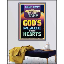 KEEP YOURSELVES FROM IDOLS  Sanctuary Wall Poster  GWPEACE9394  "12X14"