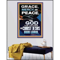 GRACE MERCY AND PEACE FROM GOD  Ultimate Power Poster  GWPEACE9993  "12X14"