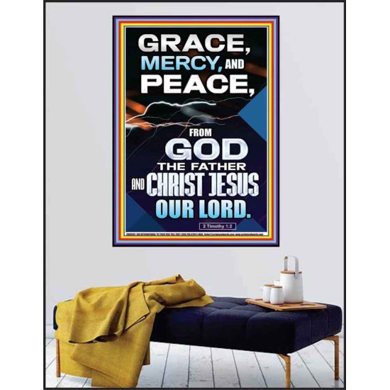 GRACE MERCY AND PEACE FROM GOD  Ultimate Power Poster  GWPEACE9993  