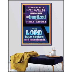 BE ENDUED WITH POWER FROM ON HIGH  Ultimate Inspirational Wall Art Picture  GWPEACE9999  "12X14"