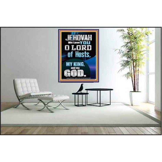 JEHOVAH WE LOVE YOU  Unique Power Bible Poster  GWPEACE10010  