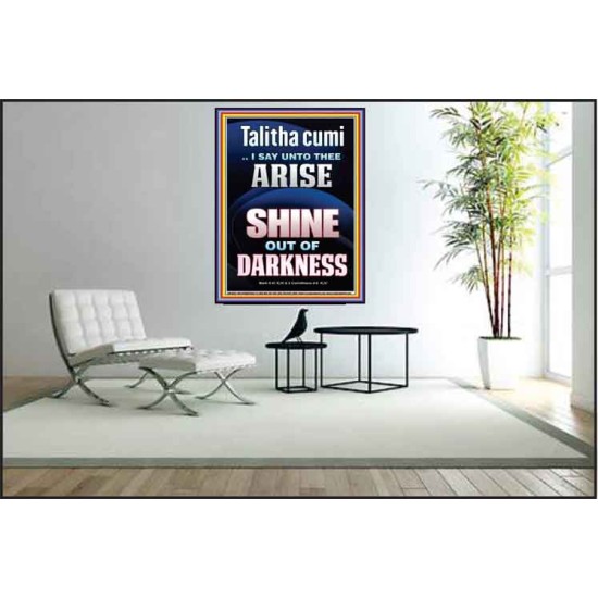 TALITHA CUMI ARISE SHINE OUT OF DARKNESS  Children Room Poster  GWPEACE10032  