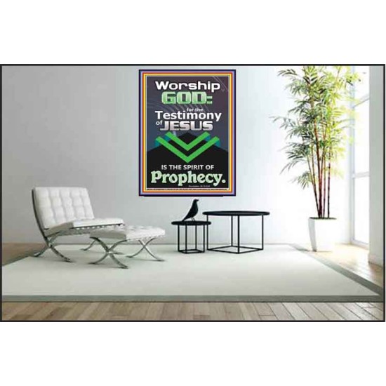 TESTIMONY OF JESUS IS THE SPIRIT OF PROPHECY  Kitchen Wall Décor  GWPEACE10046  