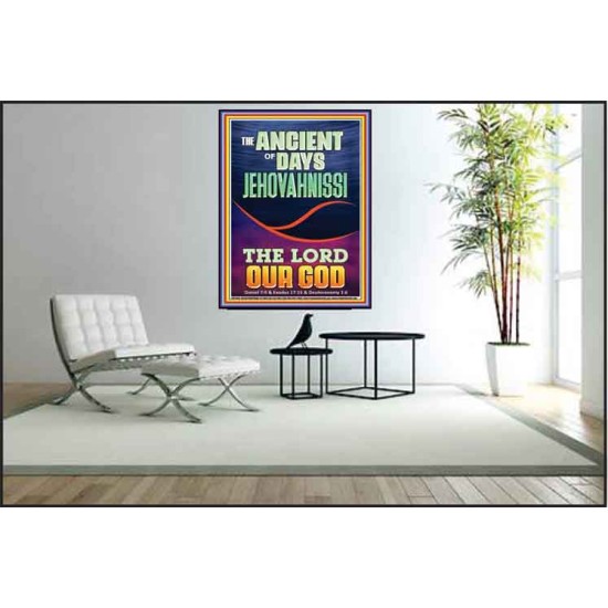THE ANCIENT OF DAYS JEHOVAH NISSI THE LORD OUR GOD  Ultimate Inspirational Wall Art Picture  GWPEACE11908  