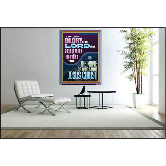 THE GLORY OF THE LORD SHALL APPEAR UNTO YOU  Contemporary Christian Wall Art  GWPEACE12001  