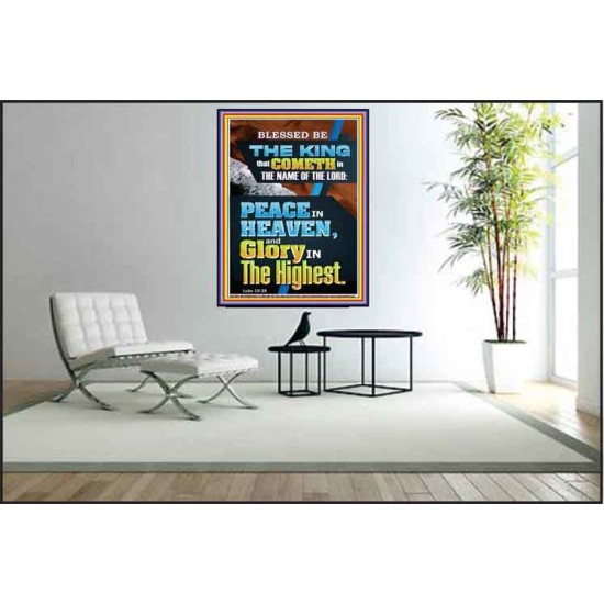 PEACE IN HEAVEN AND GLORY IN THE HIGHEST  Contemporary Christian Wall Art  GWPEACE12006  