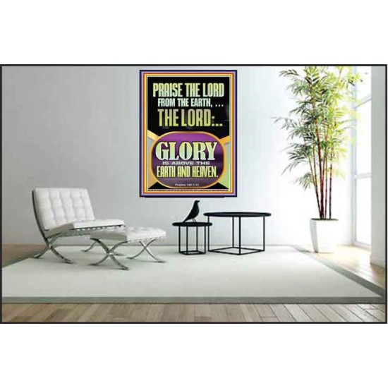 PRAISE THE LORD FROM THE EARTH  Contemporary Christian Paintings Poster  GWPEACE12200  