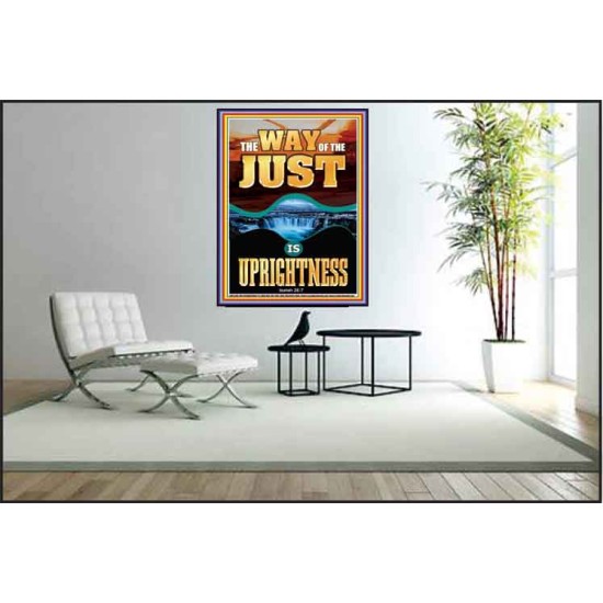 THE WAY OF THE JUST IS UPRIGHTNESS  Scriptural Décor  GWPEACE12288  