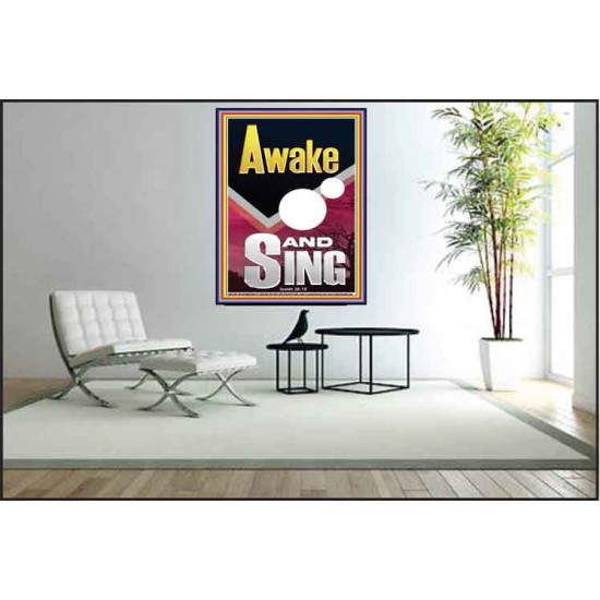 AWAKE AND SING  Bible Verse Poster  GWPEACE12293  