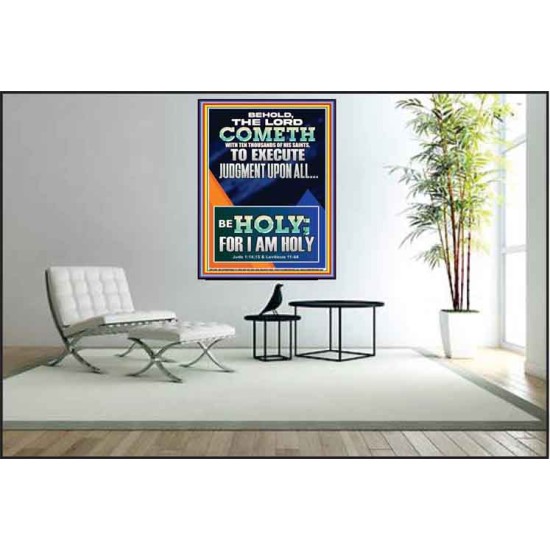 THE LORD COMETH TO EXECUTE JUDGMENT UPON ALL  Large Wall Accents & Wall Poster  GWPEACE12302  