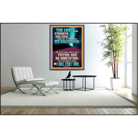 PREPARE JEHOVAH MY FATHER'S GOD AN HABITATION   Custom Modern Wall Art  GWPEACE12333  