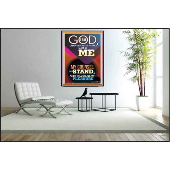 MY COUNSEL SHALL STAND  Ultimate Inspirational Wall Art Poster  GWPEACE9386  