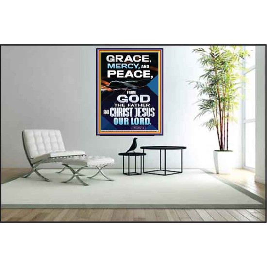 GRACE MERCY AND PEACE FROM GOD  Ultimate Power Poster  GWPEACE9993  