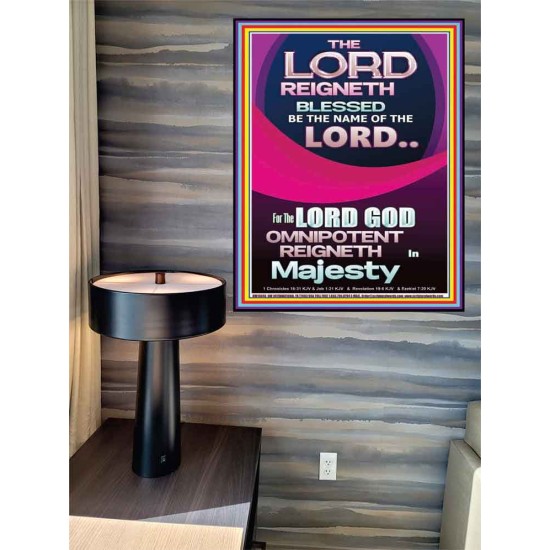 THE LORD GOD OMNIPOTENT REIGNETH IN MAJESTY  Wall Décor Prints  GWPEACE10048  