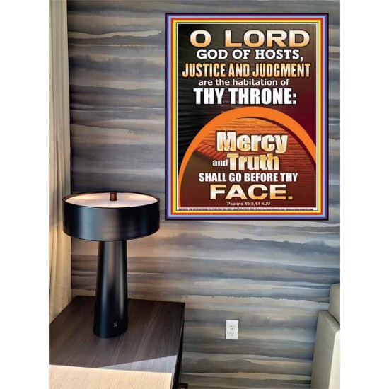 JUSTICE AND JUDGEMENT THE HABITATION OF YOUR THRONE O LORD  New Wall Décor  GWPEACE10079  