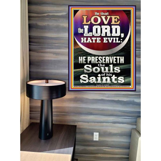 SOULS OF THE SAINTS IS PRESERVED  Scripture Art Prints Poster  GWPEACE10083  