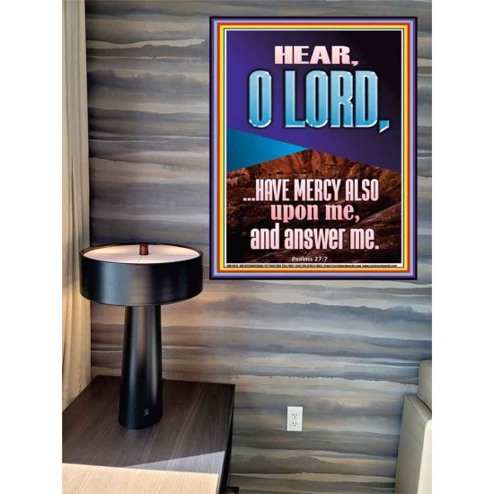 BECAUSE OF YOUR GREAT MERCIES PLEASE ANSWER US O LORD  Art & Wall Décor  GWPEACE11813  