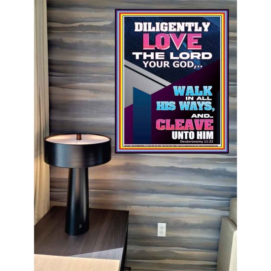 DILIGENTLY LOVE THE LORD OUR GOD  Children Room  GWPEACE11897  