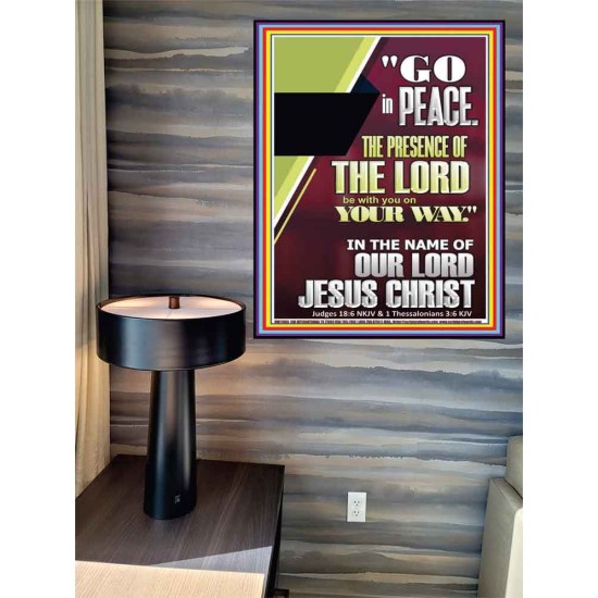 GO IN PEACE THE PRESENCE OF THE LORD BE WITH YOU  Ultimate Power Poster  GWPEACE11965  