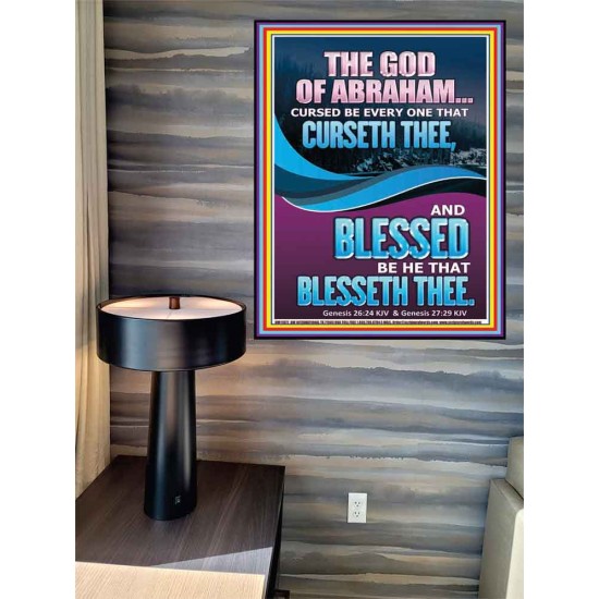 CURSED BE EVERY ONE THAT CURSETH THEE BLESSED IS EVERY ONE THAT BLESSED THEE  Scriptures Wall Art  GWPEACE11972  