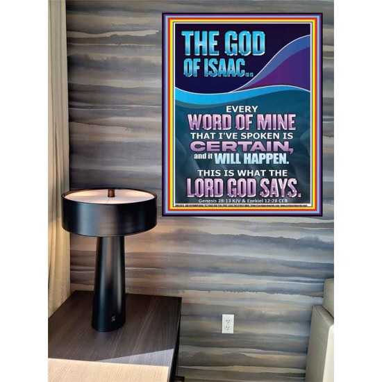 EVERY WORD OF MINE IS CERTAIN SAITH THE LORD  Scriptural Wall Art  GWPEACE11973  