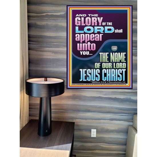 THE GLORY OF THE LORD SHALL APPEAR UNTO YOU  Contemporary Christian Wall Art  GWPEACE12001  