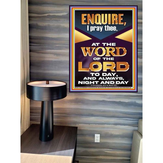 MEDITATE THE WORD OF THE LORD DAY AND NIGHT  Contemporary Christian Wall Art Poster  GWPEACE12202  