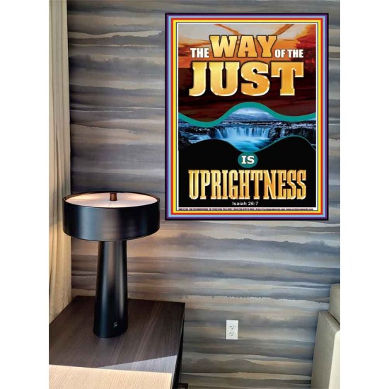 THE WAY OF THE JUST IS UPRIGHTNESS  Scriptural Décor  GWPEACE12288  