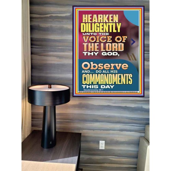 DO ALL HIS COMMANDMENTS THIS DAY  Wall & Art Décor  GWPEACE12297  