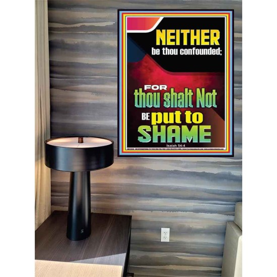 THOU SHALT NOT BE PUT TO SHAME  Sanctuary Wall Poster  GWPEACE12669  