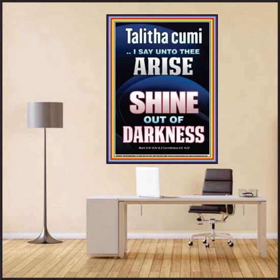 TALITHA CUMI ARISE SHINE OUT OF DARKNESS  Children Room Poster  GWPEACE10032  