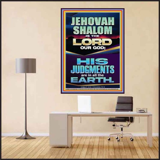JEHOVAH SHALOM IS THE LORD OUR GOD  Christian Paintings  GWPEACE10697  