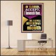 ACCEPT THE FREEWILL OFFERINGS OF MY MOUTH  Encouraging Bible Verse Poster  GWPEACE11777  