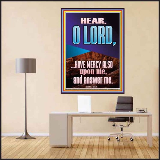 BECAUSE OF YOUR GREAT MERCIES PLEASE ANSWER US O LORD  Art & Wall Décor  GWPEACE11813  