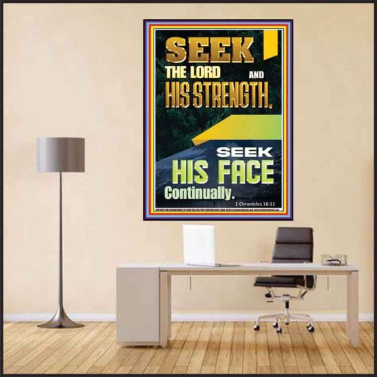 SEEK THE FACE OF GOD CONTINUALLY  Unique Scriptural ArtWork  GWPEACE11838  